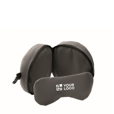 2-in-1 reiskussen met geïntegreerd slaapmasker