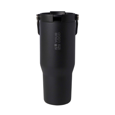 RVS beker van gerecycled staal met multifunctionele dop 900 ml