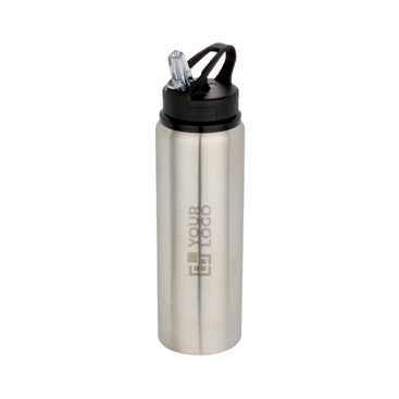 Enkelwandige RVS drinkfles van gerecycled staal 800 ml
