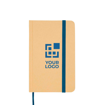 Notitieboek met harde kaft van gerecycled papier met lint A6 pagina’s