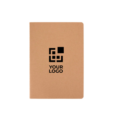 Agenda-notitieboek van kraftpapier met genaaide rug A5