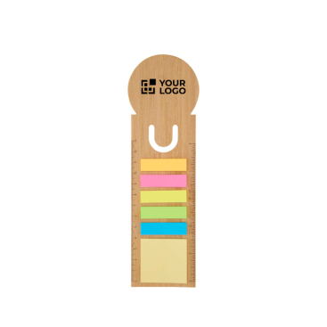 Meetlat met gekleurde kleine en grote post-its
