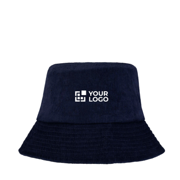 Buckethat van gerecycleerde corduroy en katoen 280 g/m²