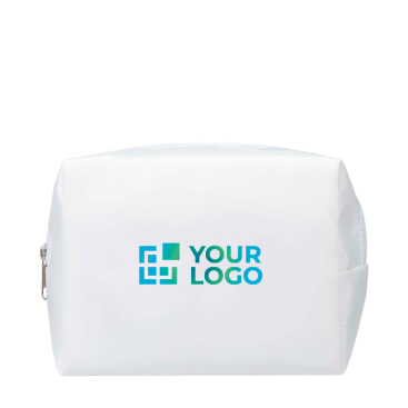 Reistoilettas van gerecycled polyester met handvat en rits