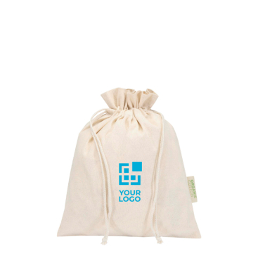 Cadeauzakje met katoenen trekkoordsluiting 140 g/m²