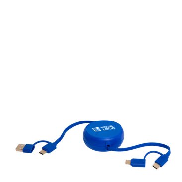 Intrekbare datasync-kabel van plastic en aluminium
