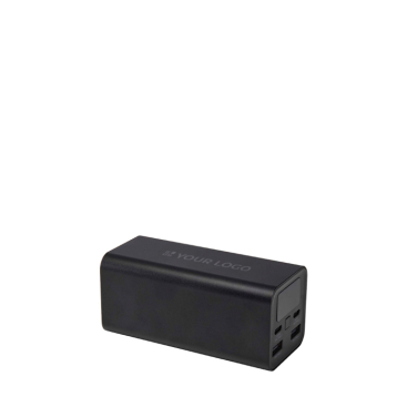 Powerbank van gerecycled aluminium, ideaal voor laptops 20.000 mAh