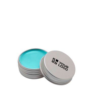 Lippenbalsem met aluminium behuizing en SPF 15 bescherming