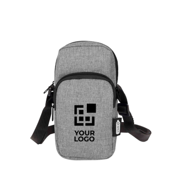 Telefoonhoes van gerecycled polyester met verstelbare bandjes
