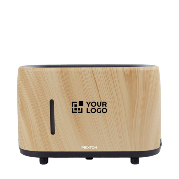 Stille luchtbevochtiger met aromatherapie en vlamlicht