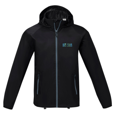 waterafstotende jas 60 g/m2 kleur zwart