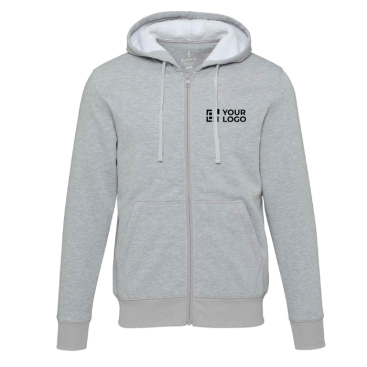 Unisex hoodie van recycled katoen en polyester met sherpavoering