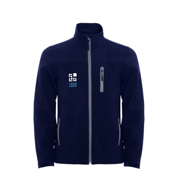 Softshell jas van polyester voor kinderen 300 g/m2 Roly
