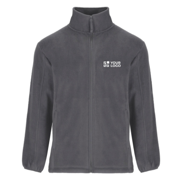 Fleece jas van polyester met hoge kraag voor heren 300 g/m2 Roly