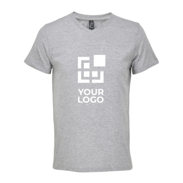 Unisex T-shirt van halfgekamd katoen met V-hals SOL'S