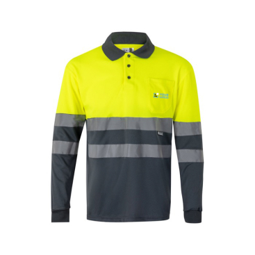 Extra grote werkpolo met logo, van polyester 160 g/m² Velilla 
