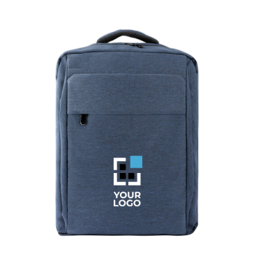 Gevoerde rugzak van gerecycled polyester voor laptop 15,6 inch