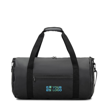 Sporttas van gerecycled polyester 600D met apart zijvak voor schoenen
