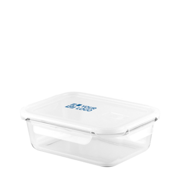 Luchtdichte lunchbox van borosilicaatglas met een capaciteit van 1L