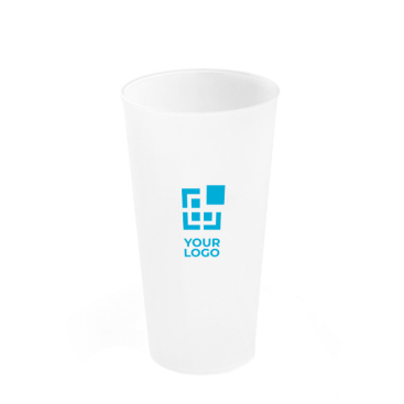 Feestbeker van kunststof, gemaakt in Europa, enkelwandig 620ml