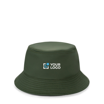 Bucket hat van gerecycled polyester rPET, waterafstotend