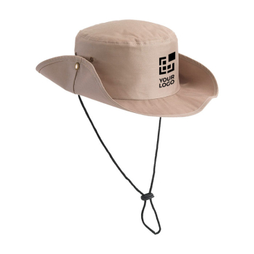 Safari-stijl hoed van polyester met ventilatiegaten