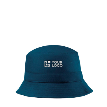 Bob-stijl hoed van canvasachtig katoen en polyester 220 g/m²