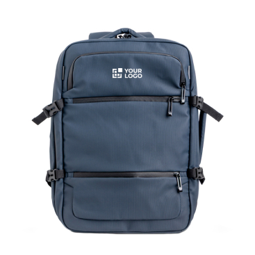 Uitbreidbare rugzak met ritsen en trolleyband 15,6''