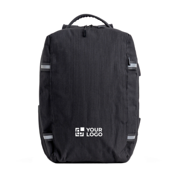 Jacquard bamboe rugzak met waterdichte ritsen voor laptop 15,6''