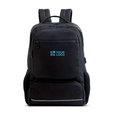 Laptoprugzak met koeltas en oplaadkabel 15,6 inch met jouw bedrukking