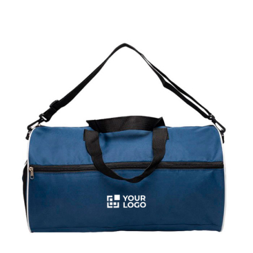 Sporttasje van 600D polyester met vak voor schoenen met jouw bedrukking
