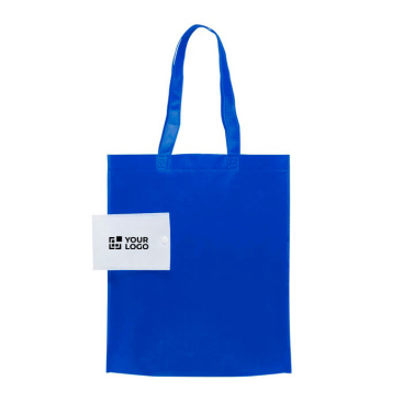 Opvouwbare non-woven tas met logo 80 g/m² met jouw bedrukking