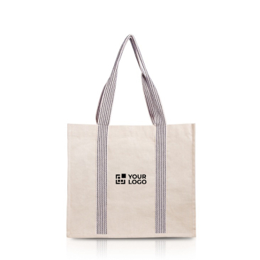 Natuurlijke katoenen tas met handvatten in diverse kleuren 300 g/m² met jouw bedrukking