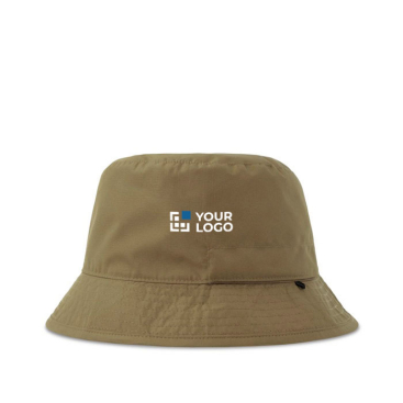 Omkeerbare bob van waterdicht gerecycled polyester 85 g/m² met jouw bedrukking