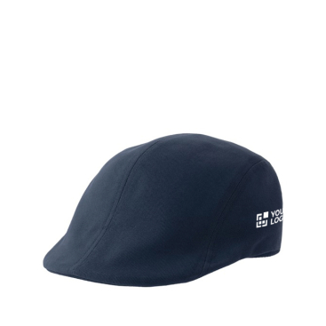 Casual baret van geborsteld katoen met zachte touch 280 g/m²