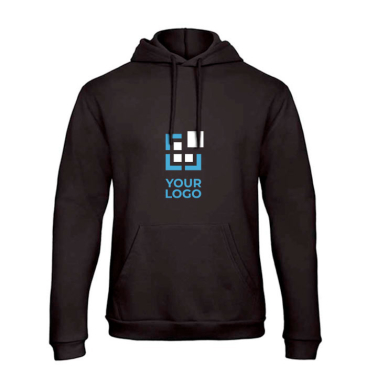 Sweatshirt voor heren met kangoeroezak en capuchon 270 g/m² B&C met jouw bedrukking