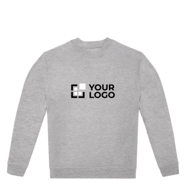 Unisex sweater van katoen en polyester met ronde hals 280 g/m² B&C 