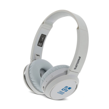 Phillips Draadloze opvouwbare kopetelefoon met Bass Boost-knop met jouw bedrukking