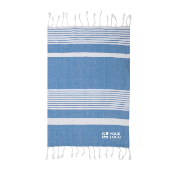 Hammam katoenen handdoek in verschillende kleuren 50x70cm met jouw bedrukking