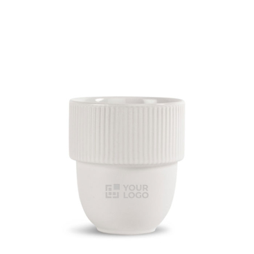 Stapelbare mok met origineel design in vele kleuren 270ml met jouw bedrukking