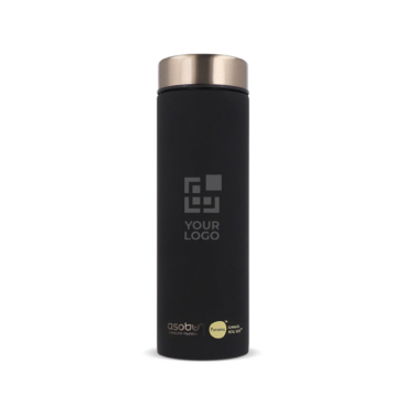 Elegante roestvrijstalen fles met Asobu-technologie 500ml met jouw bedrukking