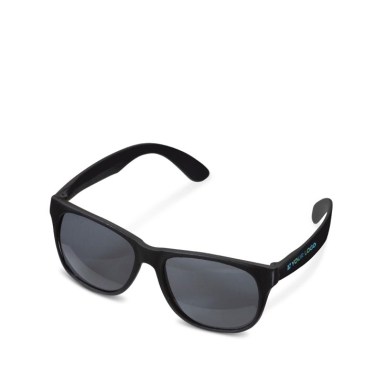 Neon zonnebril met zwarte frames UV400-bescherming met jouw bedrukking