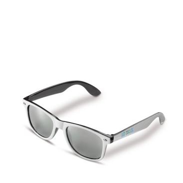 Tweegekleurde zonnebril met gekleurde frames UV400-bescherming met jouw bedrukking