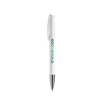 Matte kleurrijke plastic pen gemaakt in de EU met jouw bedrukking