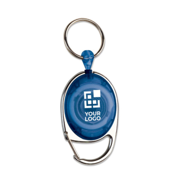 ID-hanger in verschillende kleuren met verstelbare clip en 60cm koord met jouw bedrukking