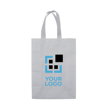 Grote matte gelamineerde non-woven tas met handvatten 105 g/m2 met jouw bedrukking