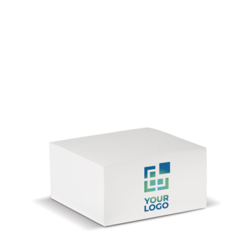 Notitieblok van 420 blanco FSC-gecertificeerde vellen 10x10x5 cm