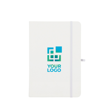 A5 PU-notitieboek met plaknotities, pagina’s met puntjes