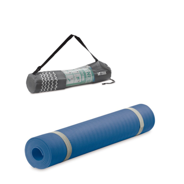 Yogamat van 4mm dikte met draagtas met jouw bedrukking