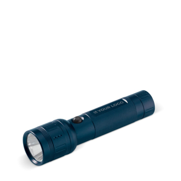 Compacte aluminium zaklamp met LED-lichten en batterijen inbegrepen met jouw bedrukking